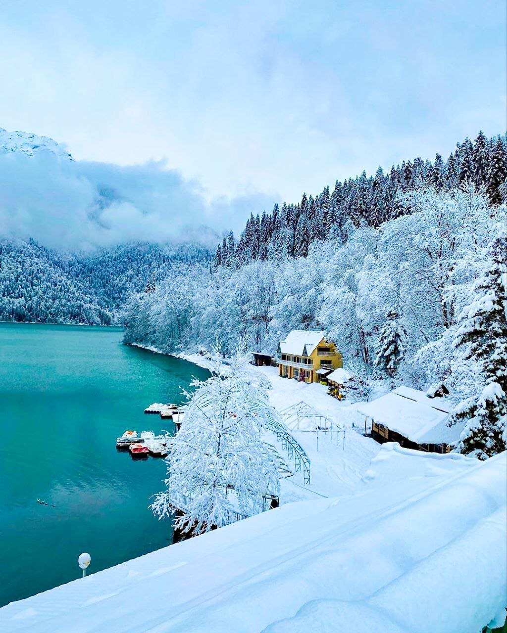 Абхазия зимой 2022