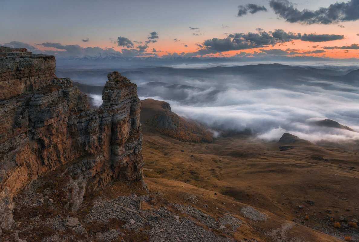 Плато на горе