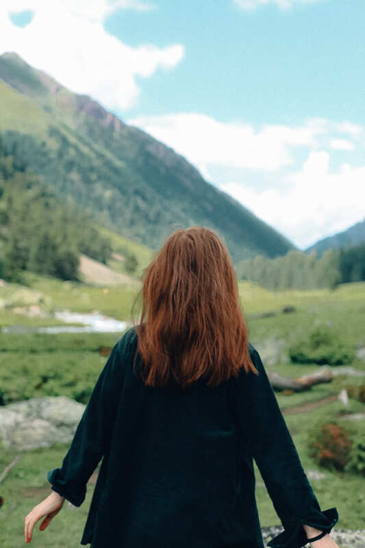 Галина Липадкина в Домбае