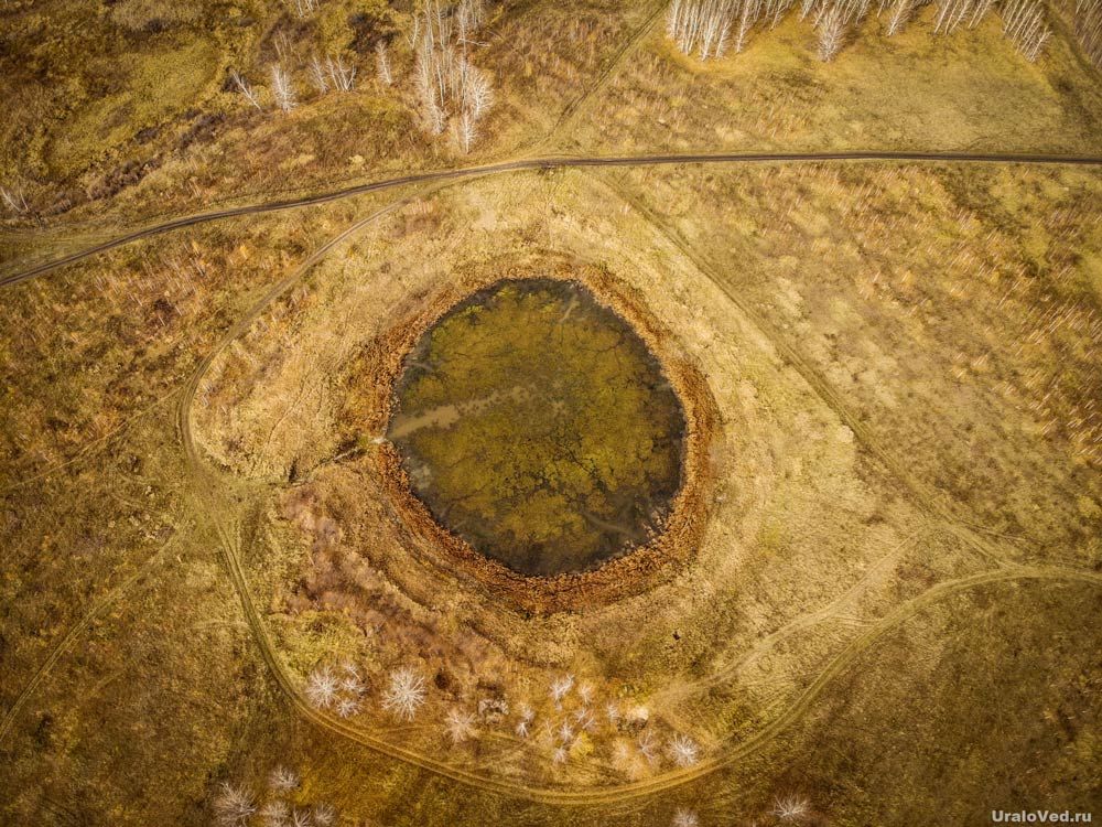 Метеоритное озеро Сунгур в Челябинской области