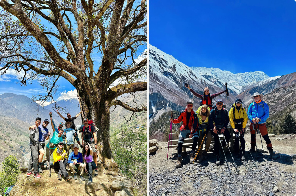 Люди в горах