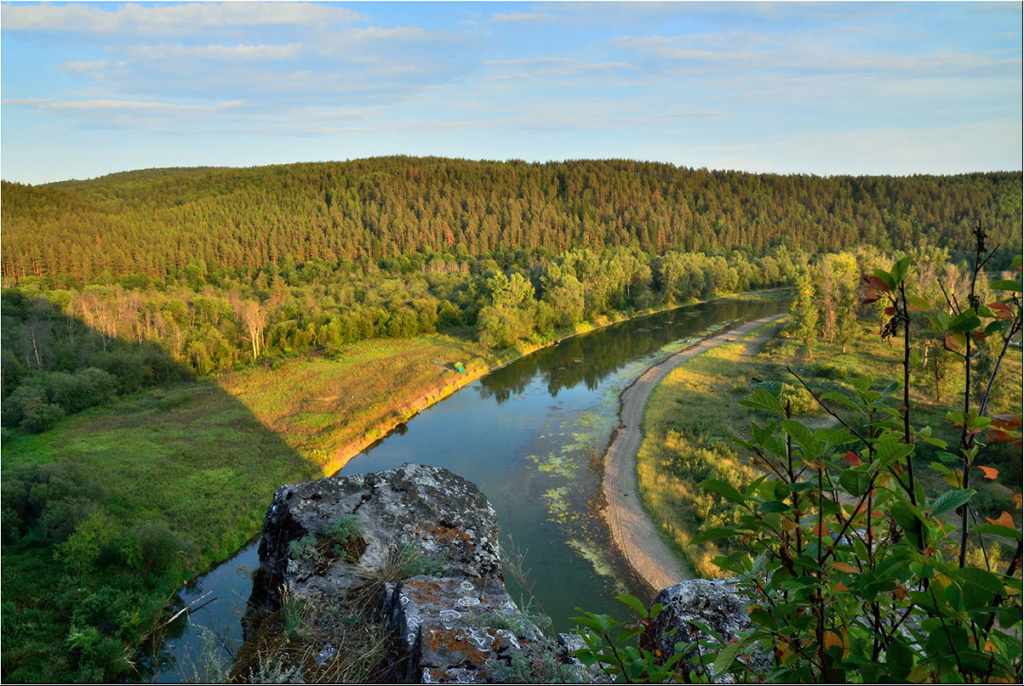Река Юрюзань в Башкортостане
