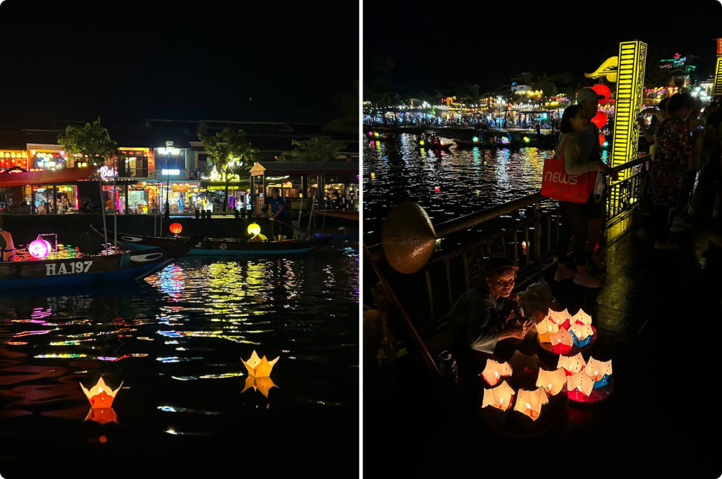 Фонарики на воде