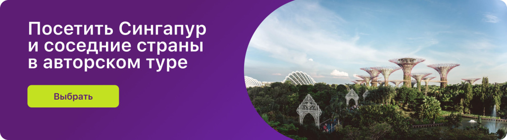 Посетить Сингапур и соседние страны в авторском туре