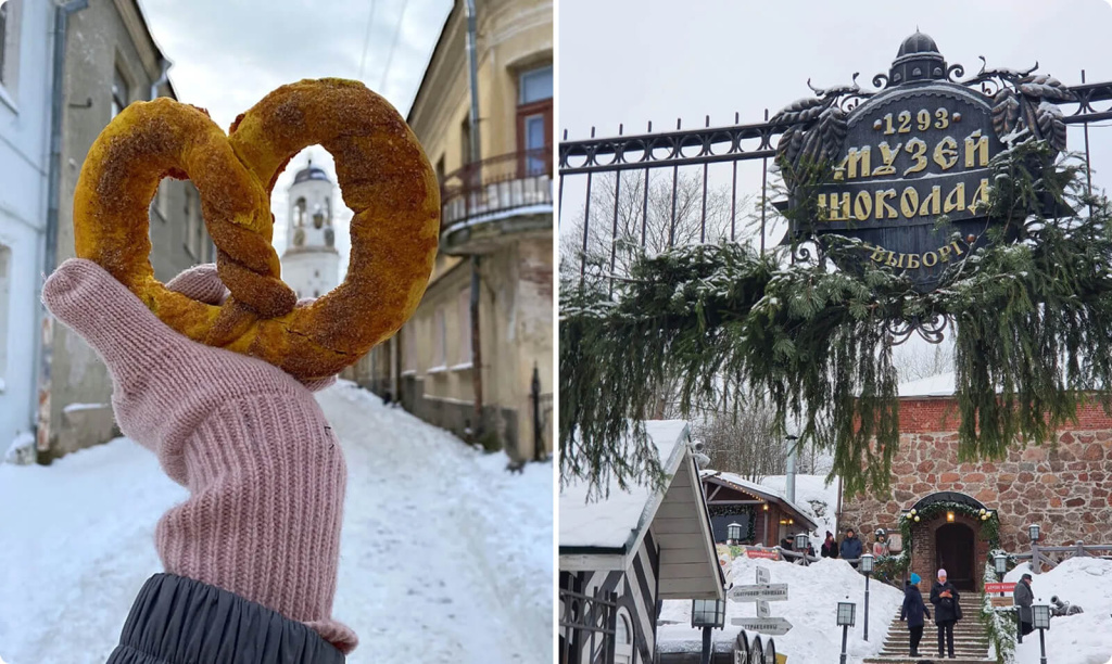 Кренделек и вывеска