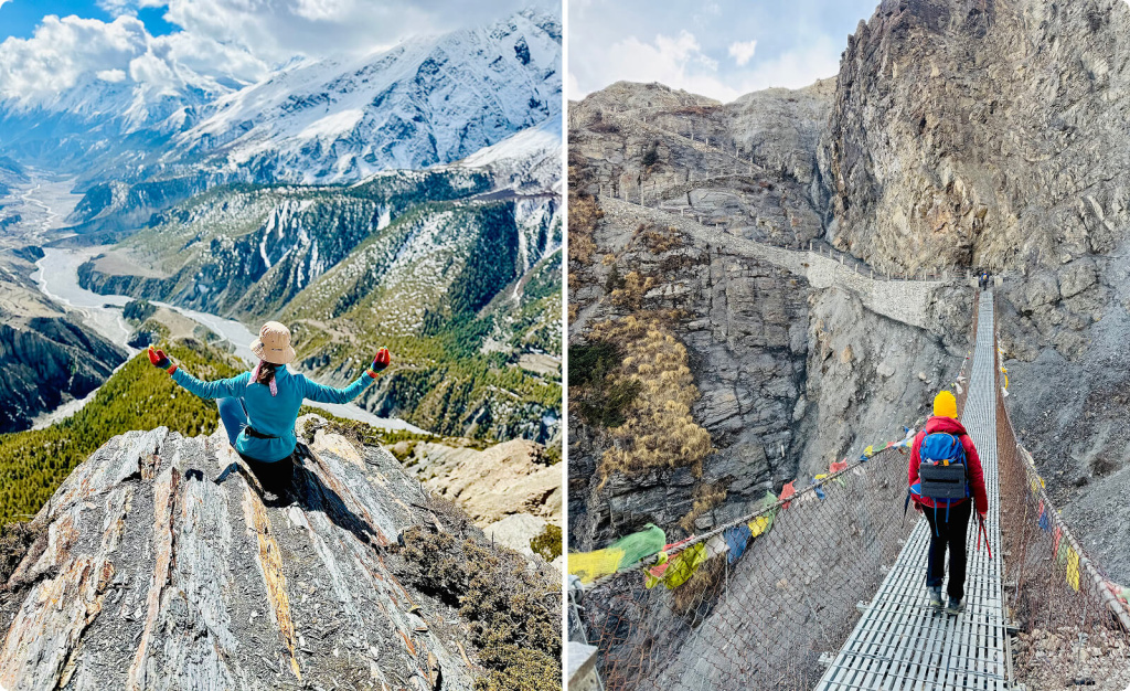 Горы, река и мост