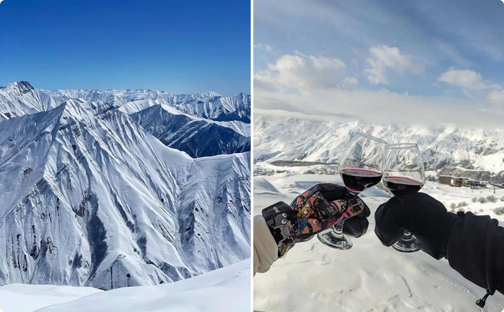 Горы и вино