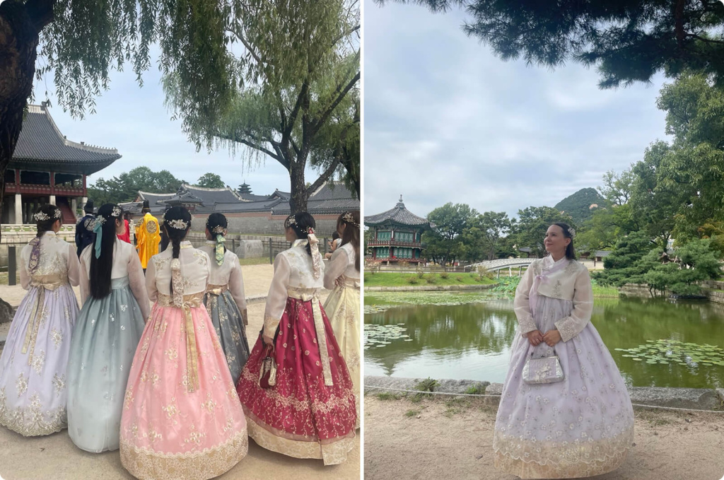 Девушки в традиционных нарядах