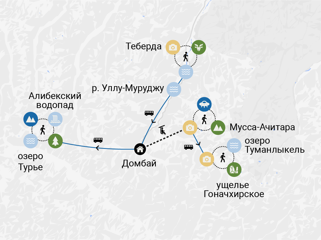 Отдых в Домбае (4 дня) 01 – 04 ноября: Кавказ, Домбай (Тур в горы) тур по  цене от 34 200 ₽ · YouTravel.Me