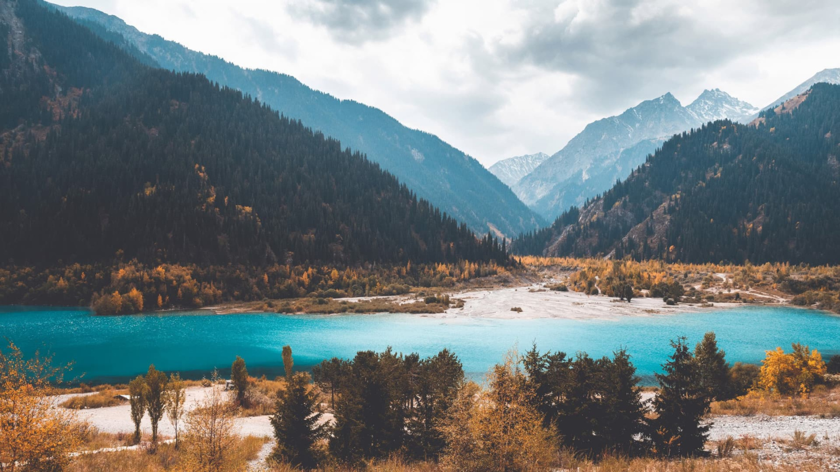 Kaindy Lake Kazakhstan