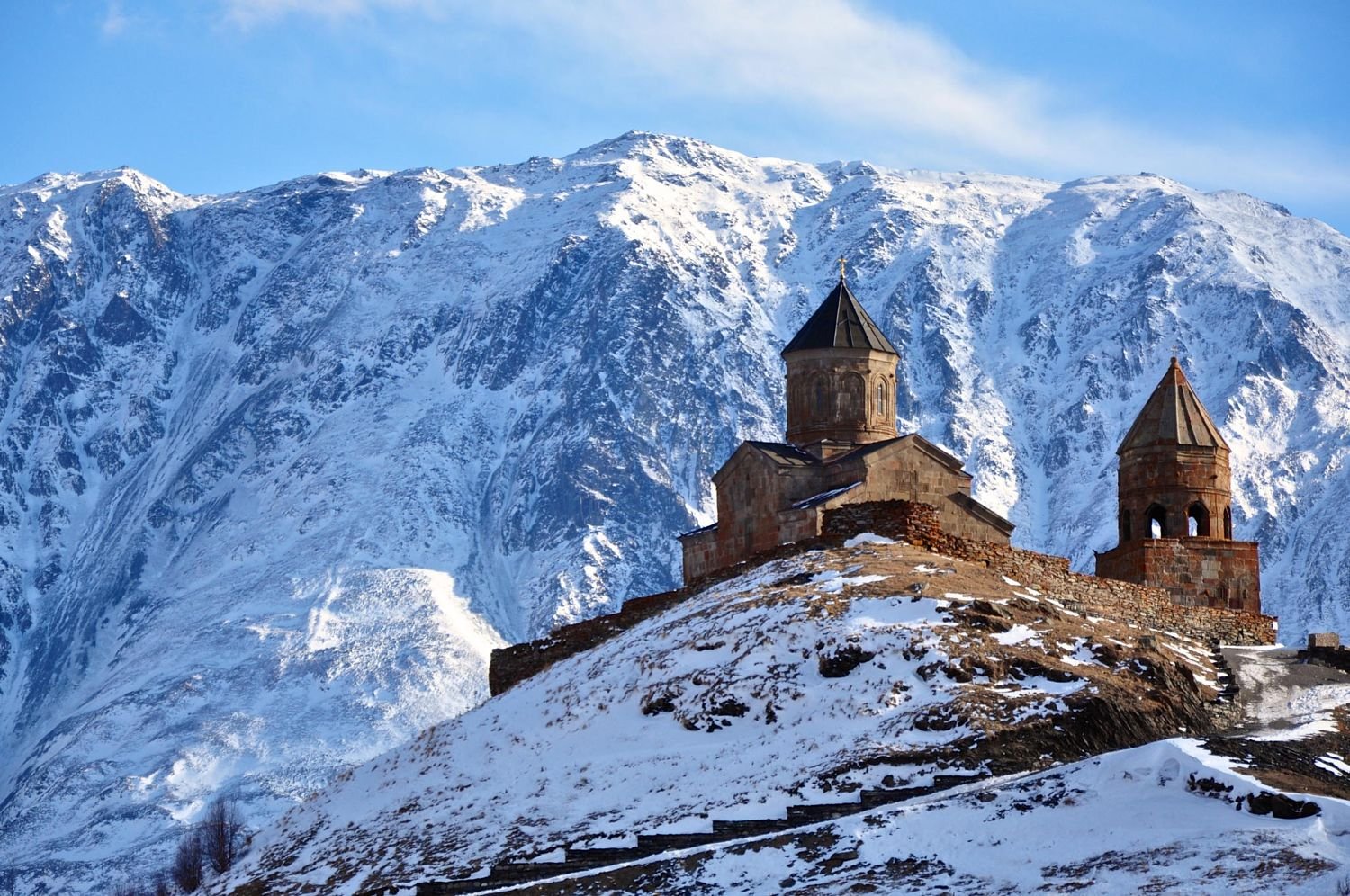 Kazbegi Грузия достопримечательности