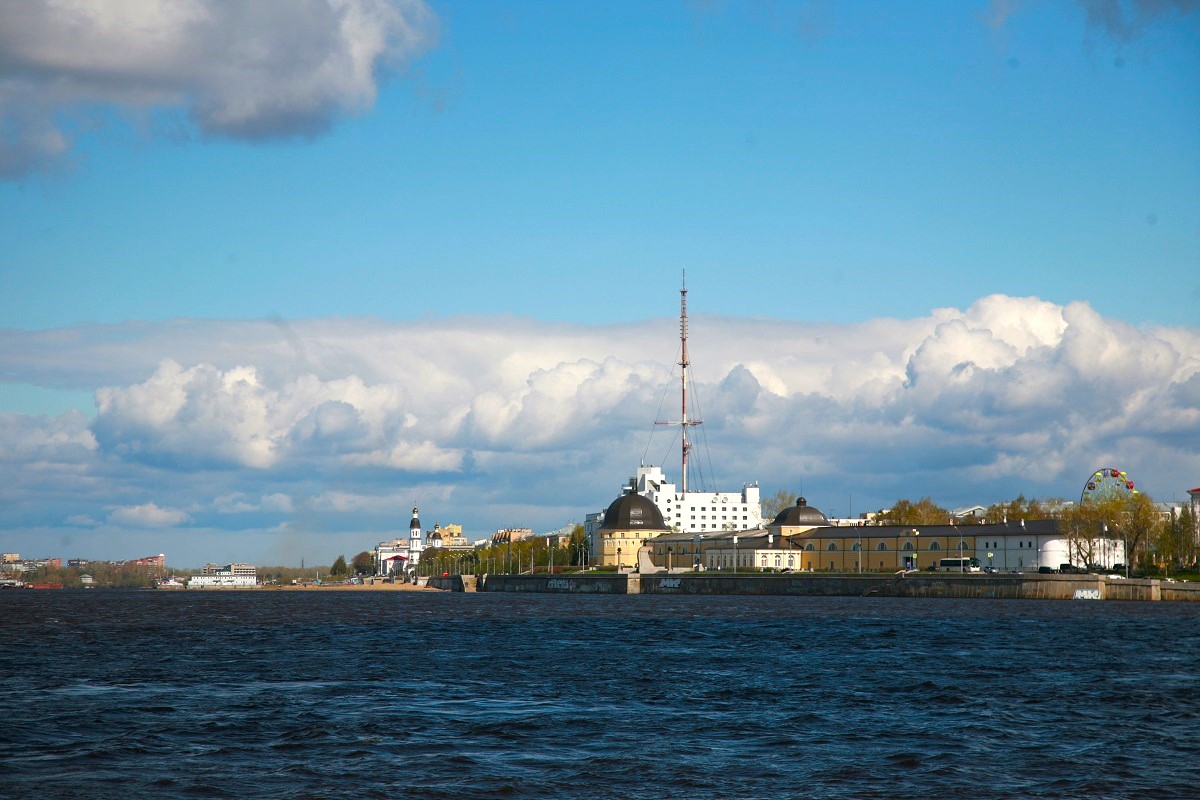 Архангельск вид на море.