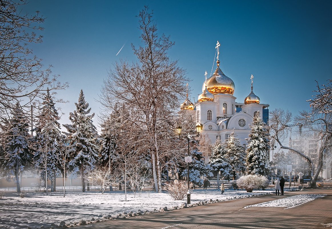 Ставрополь Церковь зима