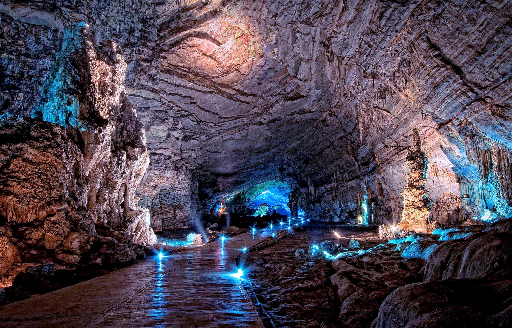 Пещеры Какауамильпа Мексика